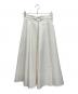 ANAYI（アナイ）の古着「ブライトツイルタックフレア スカート」｜ホワイト