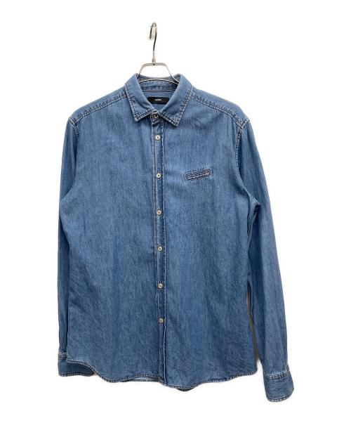 DIESEL（ディーゼル）DIESEL (ディーゼル) デニムシャツ ブルー サイズ:XLの古着・服飾アイテム
