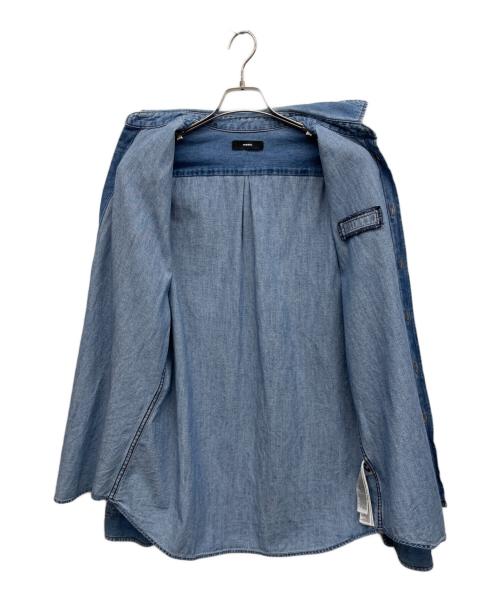 DIESEL（ディーゼル）DIESEL (ディーゼル) デニムシャツ ブルー サイズ:XLの古着・服飾アイテム