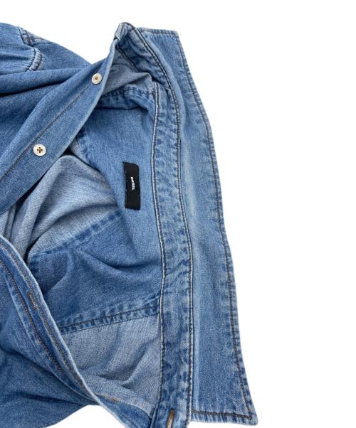 DIESEL（ディーゼル）DIESEL (ディーゼル) デニムシャツ ブルー サイズ:XLの古着・服飾アイテム