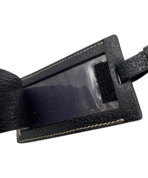 PRADA（プラダ）PRADA (プラダ) ビジネスバッグ ブラウン×ブラックの古着・服飾アイテム