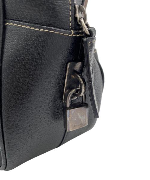 PRADA（プラダ）PRADA (プラダ) ビジネスバッグ ブラウン×ブラックの古着・服飾アイテム