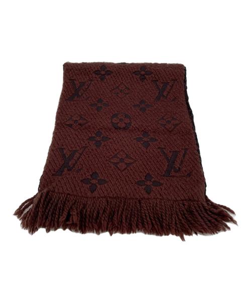 LOUIS VUITTON（ルイ ヴィトン）LOUIS VUITTON (ルイ ヴィトン) エシャルプ ロゴマニア マフラー ブラウンの古着・服飾アイテム
