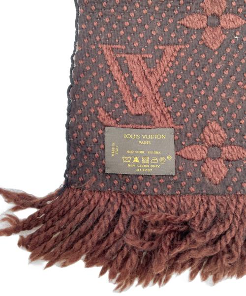 LOUIS VUITTON（ルイ ヴィトン）LOUIS VUITTON (ルイ ヴィトン) エシャルプ ロゴマニア マフラー ブラウンの古着・服飾アイテム