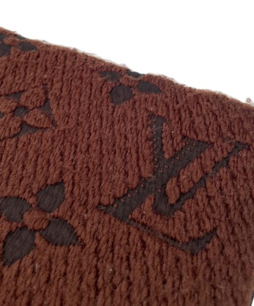 LOUIS VUITTON（ルイ ヴィトン）LOUIS VUITTON (ルイ ヴィトン) エシャルプ ロゴマニア マフラー ブラウンの古着・服飾アイテム