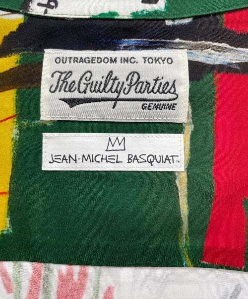 WACKO MARIA（ワコマリア）WACKO MARIA (ワコマリア) Jean-Michel Basquiat (ジャン ミシェル バスキア) 半袖シャツ グリーン サイズ:XLの古着・服飾アイテム