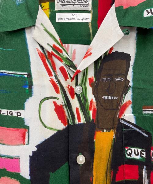 WACKO MARIA（ワコマリア）WACKO MARIA (ワコマリア) Jean-Michel Basquiat (ジャン ミシェル バスキア) 半袖シャツ グリーン サイズ:XLの古着・服飾アイテム