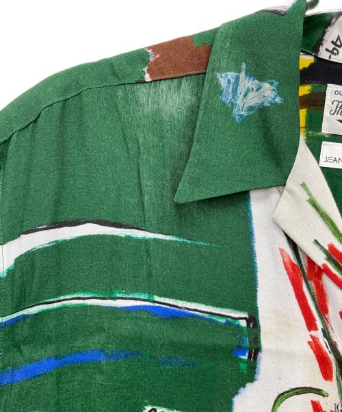 WACKO MARIA（ワコマリア）WACKO MARIA (ワコマリア) JEAN-MICHEL BASQUIAT (ジャン ミシェル バスキア) 半袖シャツ グリーン サイズ:XLの古着・服飾アイテム
