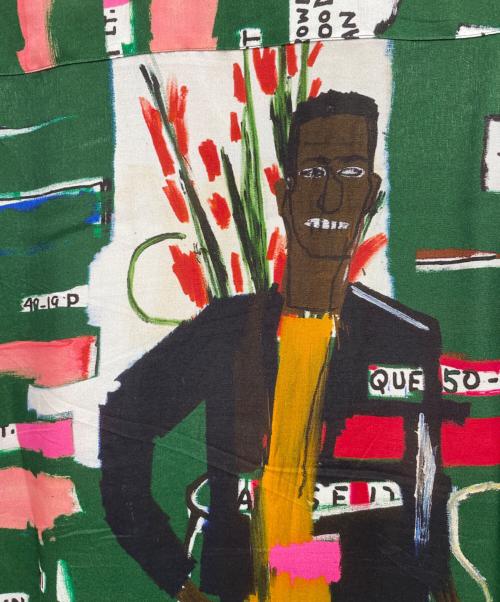 WACKO MARIA（ワコマリア）WACKO MARIA (ワコマリア) JEAN-MICHEL BASQUIAT (ジャン ミシェル バスキア) 半袖シャツ グリーン サイズ:XLの古着・服飾アイテム