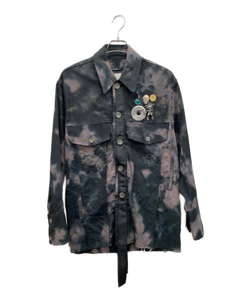 song for the mute（ソングフォーザミュート）song for the mute (ソングフォーザミュート) ジャケット ブラウン×ブラック サイズ:50の古着・服飾アイテム