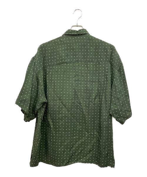 H BEAUTY&YOUTH（エイチ ビューティー&ユース）H BEAUTY&YOUTH (エイチ ビューティー&ユース) 半袖シャツ グリーン サイズ:LARGEの古着・服飾アイテム