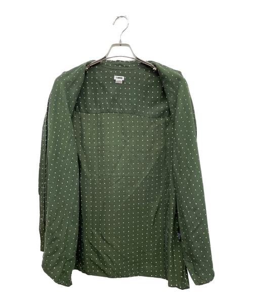 H BEAUTY&YOUTH（エイチ ビューティー&ユース）H BEAUTY&YOUTH (エイチ ビューティー&ユース) 半袖シャツ グリーン サイズ:LARGEの古着・服飾アイテム