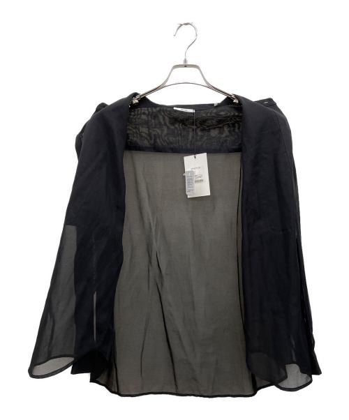 ORCIVAL（オーシバル）ORCIVAL (オーシバル) シアーバンドカラーシャツ ブラック サイズ:1 未使用品の古着・服飾アイテム