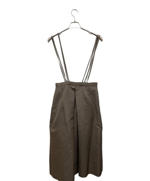 DRAWER（ドゥロワー）Drawer (ドゥロワー) ワイドパンツ ブラウン サイズ:36の古着・服飾アイテム