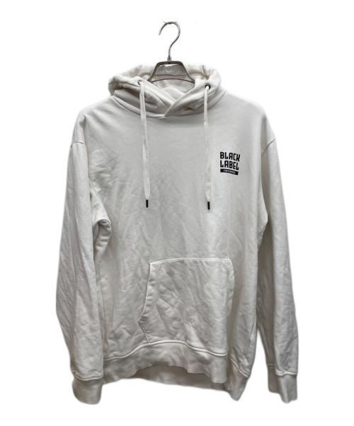 BLACK LABEL CRESTBRIDGE（ブラックレーベル クレストブリッジ）BLACK LABEL CRESTBRIDGE (ブラックレーベル クレストブリッジ) プルオーバーパーカー ホワイト サイズ:Lの古着・服飾アイテム