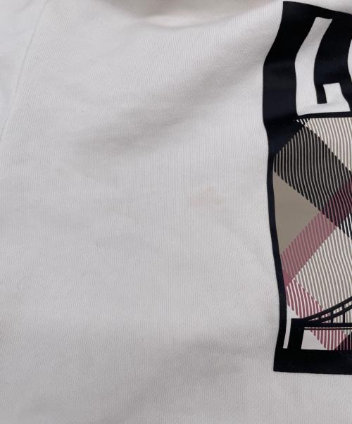 BLACK LABEL CRESTBRIDGE（ブラックレーベル クレストブリッジ）BLACK LABEL CRESTBRIDGE (ブラックレーベル クレストブリッジ) プルオーバーパーカー ホワイト サイズ:Lの古着・服飾アイテム