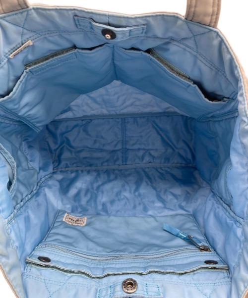 PORTER（ポーター）PORTER (ポーター) トートバッグ スカイブルー×グレーの古着・服飾アイテム