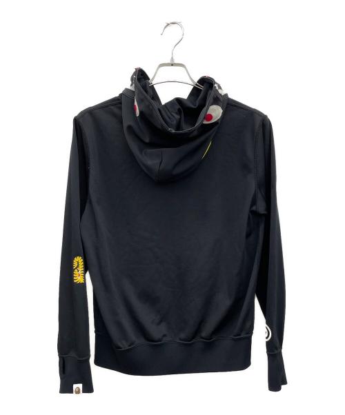 A BATHING APE（ア ベイシング エイプ）A BATHING APE (ア ベイシング エイプ) ジップパーカー ブラック サイズ:Mの古着・服飾アイテム