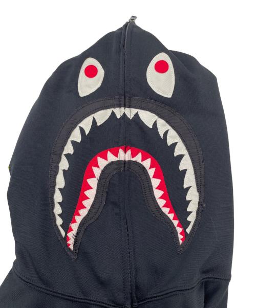A BATHING APE（ア ベイシング エイプ）A BATHING APE (ア ベイシング エイプ) ジップパーカー ブラック サイズ:Mの古着・服飾アイテム
