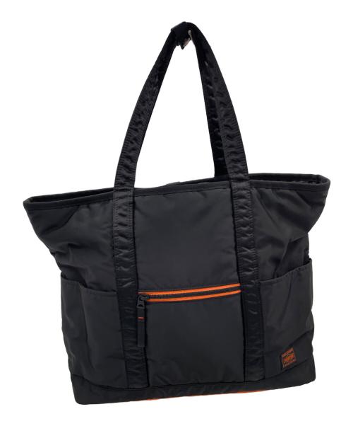 PORTER（ポーター）PORTER (ポーター) 読売ジャイアンツ (ヨミウリジャイアンツ) トートバッグ ブラック×オレンジの古着・服飾アイテム