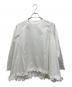 OHGA（オオガ）の古着「裾フリルブラウス」｜ホワイト