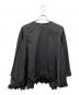 OHGA（オオガ）の古着「裾フリルブラウス」｜ブラック