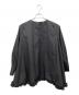 OHGA (オオガ) 裾フリルブラウス ブラック サイズ:F：9000円