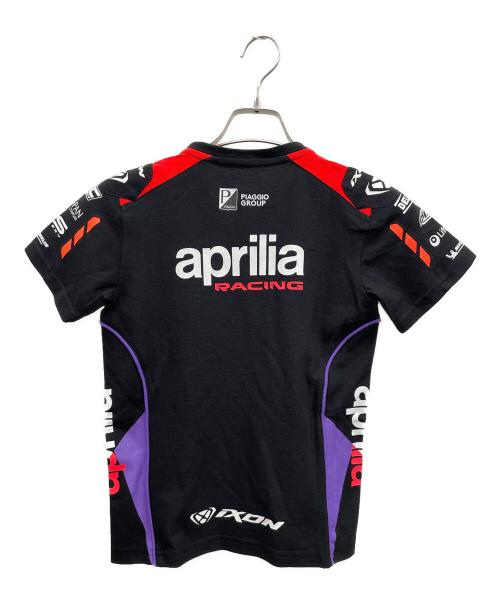 aprilia（アプリリア）aprilia (アプリリア) ゲームシャツ ブラック×パープル×オレンジ サイズ:140の古着・服飾アイテム