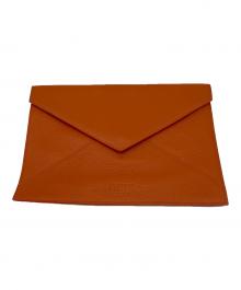 JIL SANDER NAVY（ジルサンダー ネイビー）の古着「クラッチバッグ」｜オレンジ