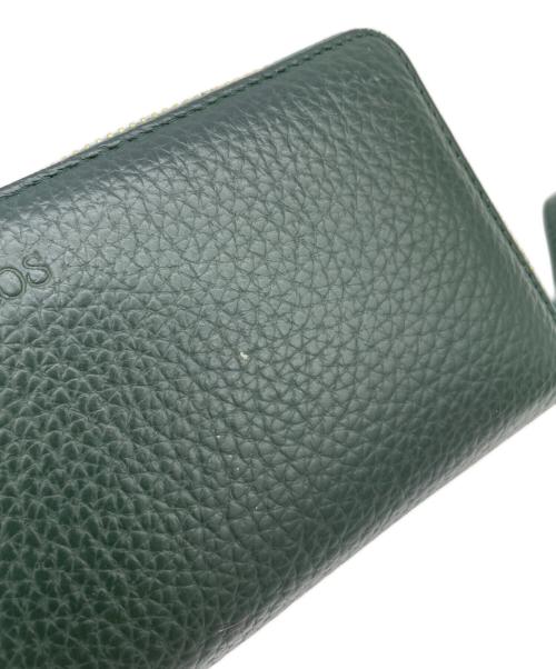 BARCOS（バルコス）BARCOS (バルコス) 長財布 グリーンの古着・服飾アイテム
