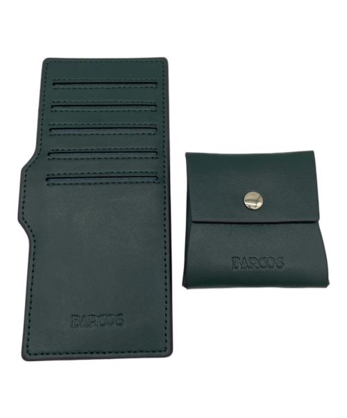 BARCOS（バルコス）BARCOS (バルコス) 長財布 グリーンの古着・服飾アイテム