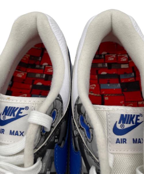 NIKE（ナイキ）NIKE (ナイキ) AIRMAX1（エアマックス）AQ0927-100 ホワイト×ブルー サイズ:29cmの古着・服飾アイテム