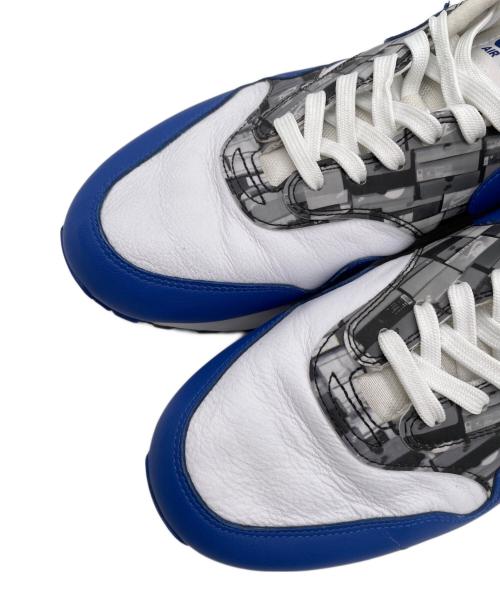 NIKE（ナイキ）NIKE (ナイキ) AIRMAX1（エアマックス）AQ0927-100 ホワイト×ブルー サイズ:29cmの古着・服飾アイテム