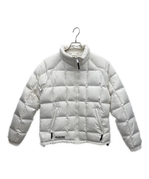 Columbia（コロンビア）Columbia (コロンビア) ダウンジャケット ホワイト サイズ:Lの古着・服飾アイテム