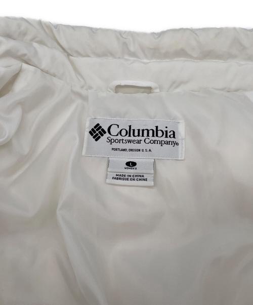 Columbia（コロンビア）Columbia (コロンビア) ダウンジャケット ホワイト サイズ:Lの古着・服飾アイテム