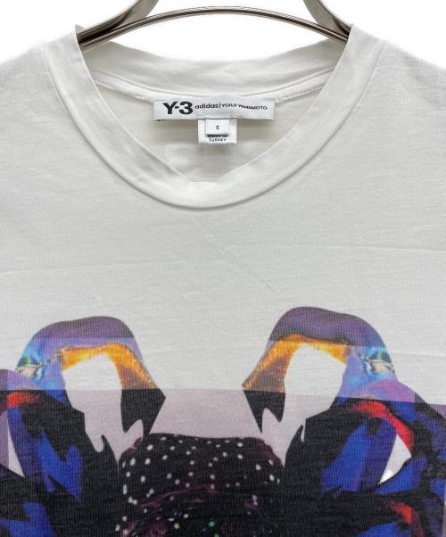 Y-3（ワイスリー）Y-3 (ワイスリー) 半袖カットソー ホワイト サイズ:Sの古着・服飾アイテム