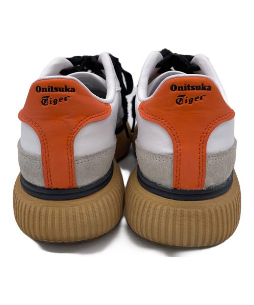 Onitsuka Tiger（オニツカタイガー）Onitsuka Tiger (オニツカタイガー) DELECITY ホワイト×オレンジ サイズ:24cmの古着・服飾アイテム