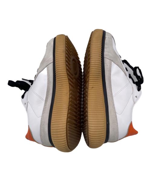 Onitsuka Tiger（オニツカタイガー）Onitsuka Tiger (オニツカタイガー) DELECITY ホワイト×オレンジ サイズ:24cmの古着・服飾アイテム