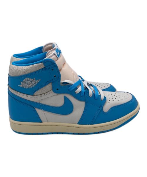 NIKE（ナイキ）NIKE (ナイキ) AIR JORDAN 1 RETRO ホワイト×ブルー サイズ:25の古着・服飾アイテム