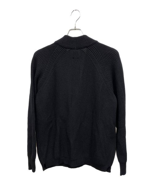 BATONER（バトナ―）BATONER (バトナ―) SIGNATURE SHAWL COLLAR CARDIGAN（シグネチャーショールカラーカーディガン） ブラック サイズ:1 未使用品の古着・服飾アイテム