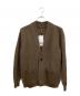 BATONER（バトナ―）の古着「SIGNATURE SHAWL COLLAR CARDIGAN（シグネチャーショールカラーカーディガン）」｜ブラウン