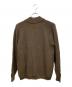 BATONER (バトナ―) SIGNATURE SHAWL COLLAR CARDIGAN（シグネチャーショールカラーカーディガン） ブラウン サイズ:1 未使用品：17000円