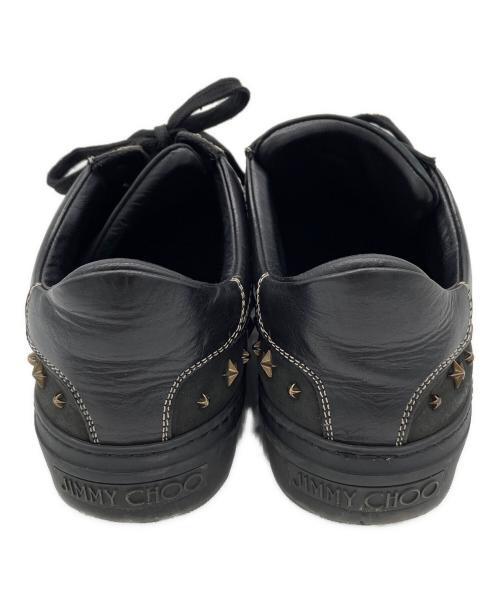 JIMMY CHOO（ジミーチュウ）JIMMY CHOO (ジミーチュウ) スニーカー ブラック サイズ:43の古着・服飾アイテム
