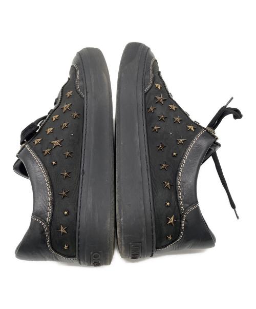 JIMMY CHOO（ジミーチュウ）JIMMY CHOO (ジミーチュウ) スニーカー ブラック サイズ:43の古着・服飾アイテム