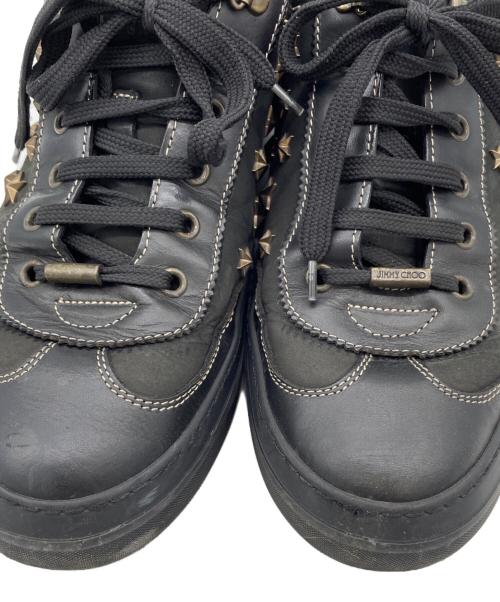 JIMMY CHOO（ジミーチュウ）JIMMY CHOO (ジミーチュウ) スニーカー ブラック サイズ:43の古着・服飾アイテム