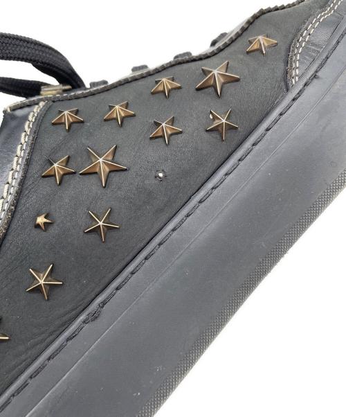 JIMMY CHOO（ジミーチュウ）JIMMY CHOO (ジミーチュウ) スニーカー ブラック サイズ:43の古着・服飾アイテム