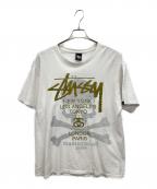 stussy×Mastermindステューシー×マスターマインド）の古着「半袖カットソー」｜ホワイト
