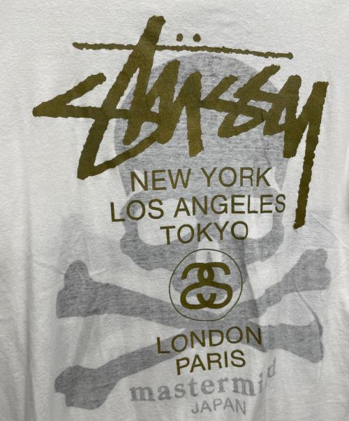stussy×Mastermind（ステューシー×マスターマインド）stussy×Mastermind (ステューシー×マスターマインド) 半袖カットソー ホワイト サイズ:LARGEの古着・服飾アイテム