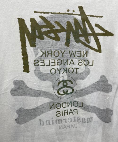 stussy×Mastermind（ステューシー×マスターマインド）stussy×Mastermind (ステューシー×マスターマインド) 半袖カットソー ホワイト サイズ:LARGEの古着・服飾アイテム