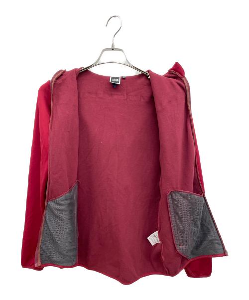 THE NORTH FACE（ザ ノース フェイス）THE NORTH FACE (ザ ノース フェイス) NYLON FLEECE HOODIE（ナイロンフリースフーディー） レッド サイズ:Sの古着・服飾アイテム